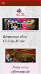 Mobile Screenshot of galaxymusic.fr