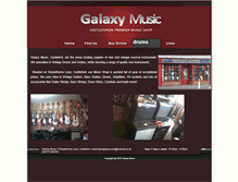 Tablet Screenshot of galaxymusic.co.uk